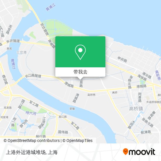 上港外运港城堆场地图