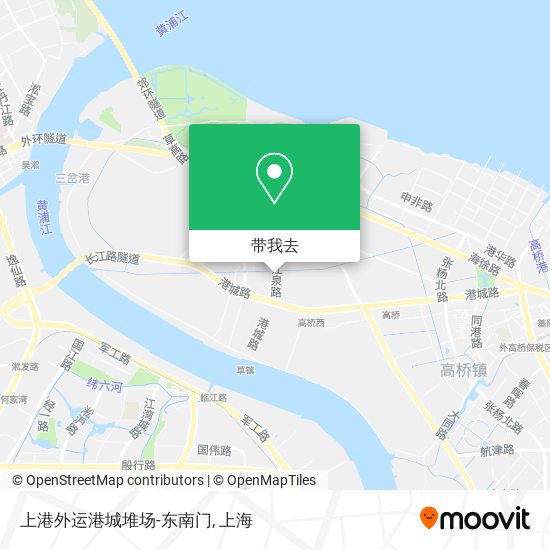 上港外运港城堆场-东南门地图