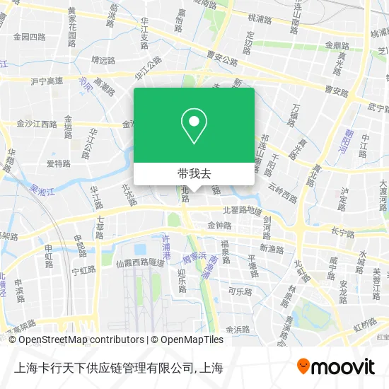 上海卡行天下供应链管理有限公司地图