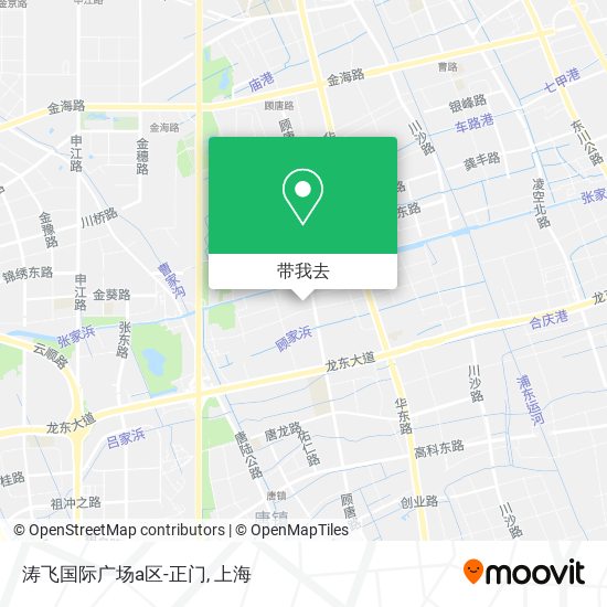 涛飞国际广场a区-正门地图