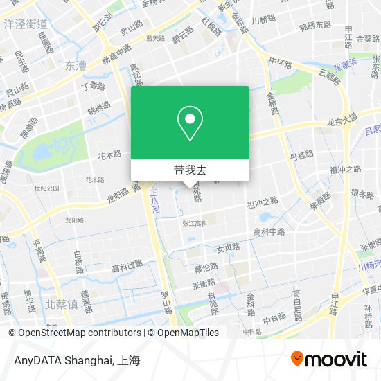 AnyDATA Shanghai地图