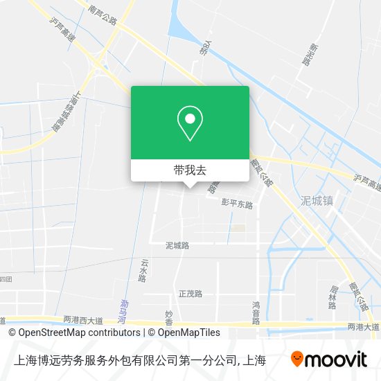 上海博远劳务服务外包有限公司第一分公司地图
