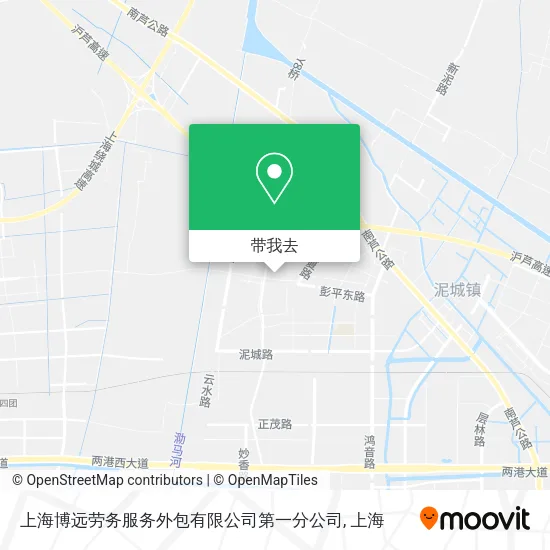 上海博远劳务服务外包有限公司第一分公司地图