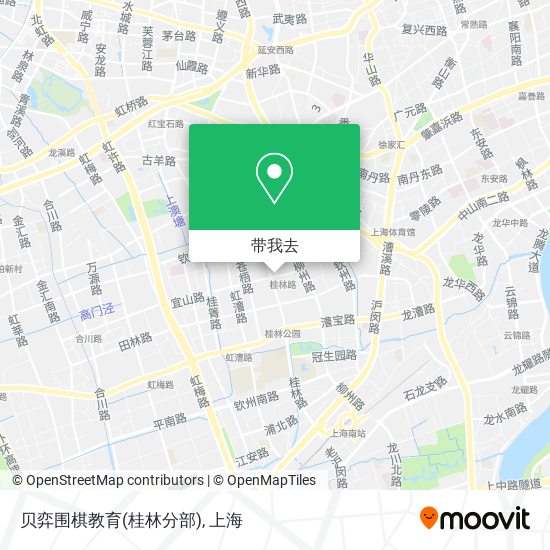 贝弈围棋教育(桂林分部)地图