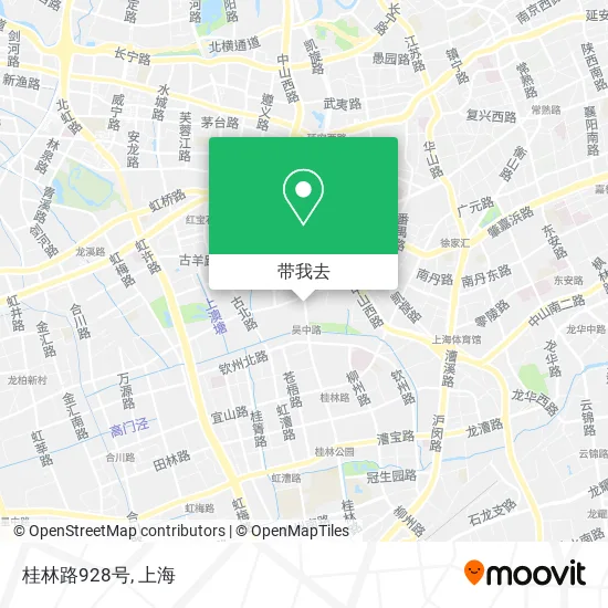 桂林路928号地图