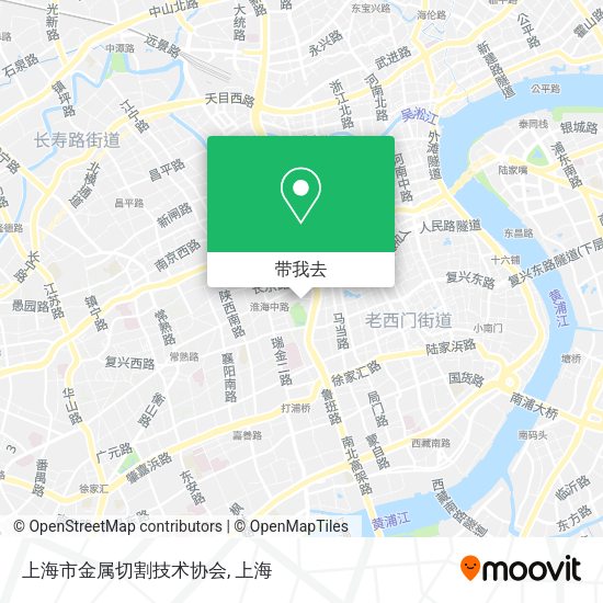 上海市金属切割技术协会地图