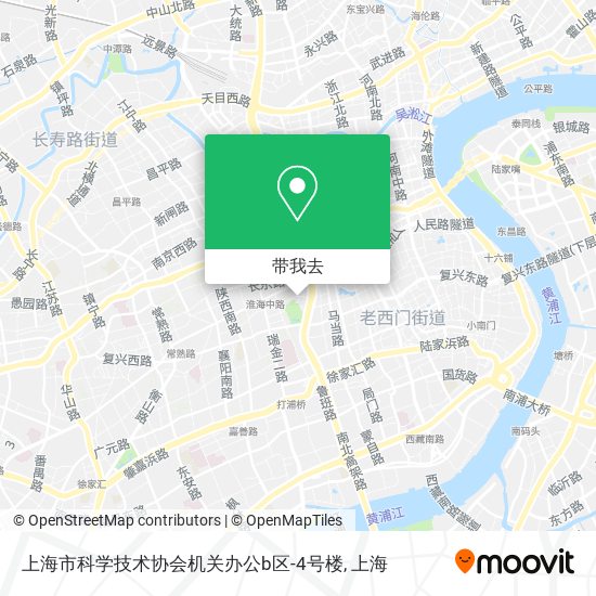 上海市科学技术协会机关办公b区-4号楼地图