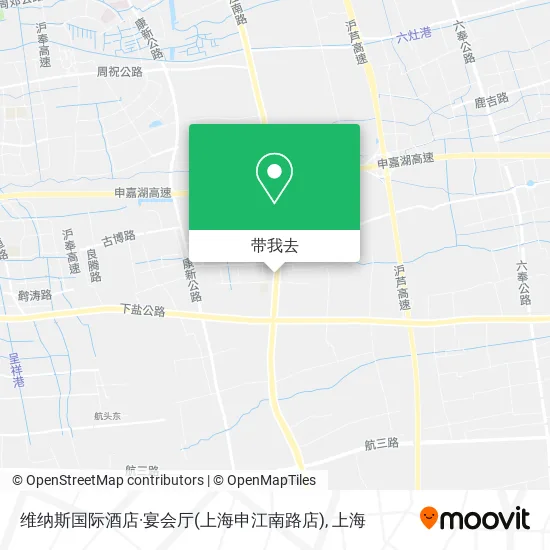维纳斯国际酒店·宴会厅(上海申江南路店)地图