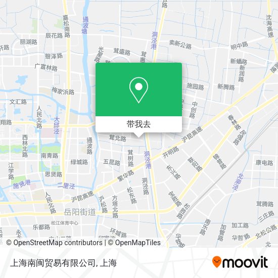 上海南闽贸易有限公司地图