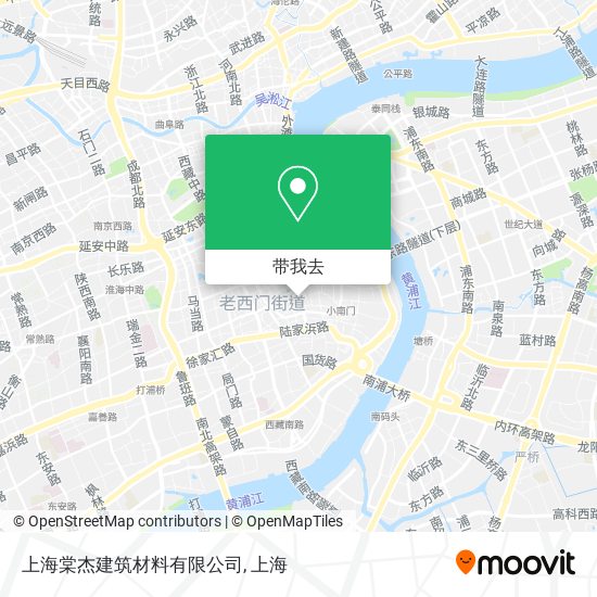 上海棠杰建筑材料有限公司地图