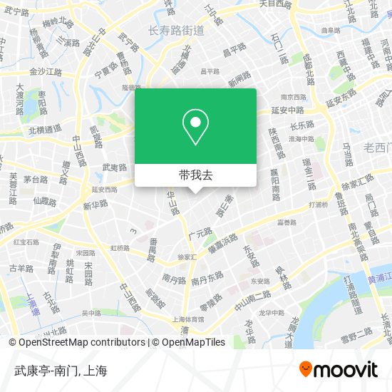 武康亭-南门地图