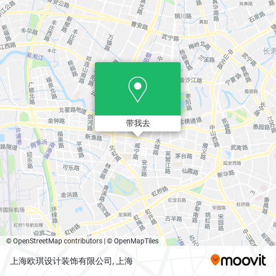 上海欧琪设计装饰有限公司地图