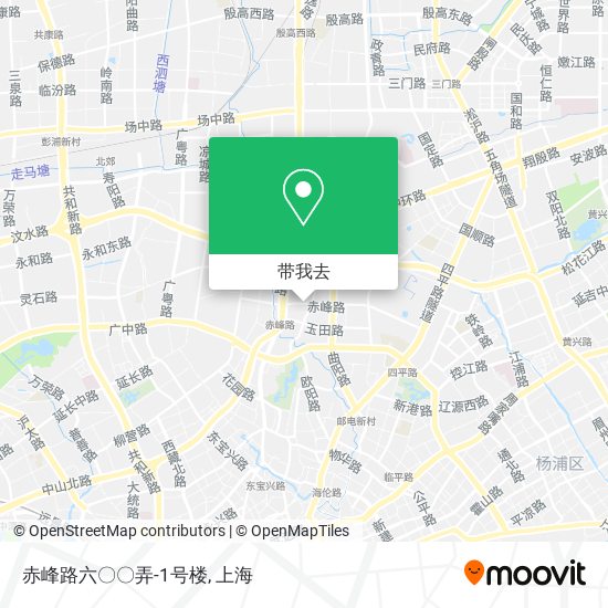 赤峰路六〇〇弄-1号楼地图