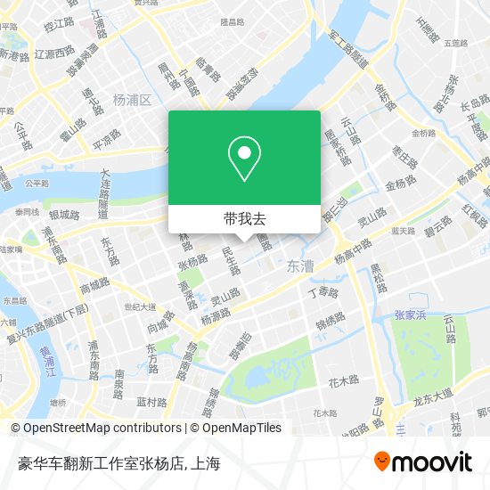 豪华车翻新工作室张杨店地图