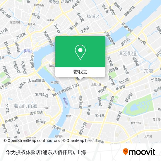 华为授权体验店(浦东八佰伴店)地图