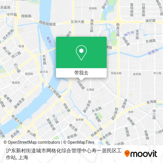 沪东新村街道城市网格化综合管理中心寿一居民区工作站地图