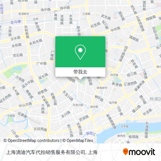 上海滴迪汽车代拍销售服务有限公司地图