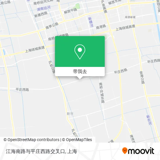 江海南路与平庄西路交叉口地图