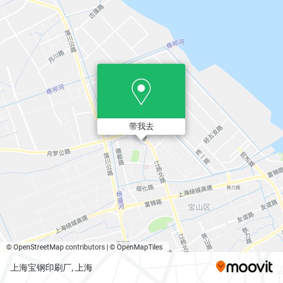 上海宝钢印刷厂地图
