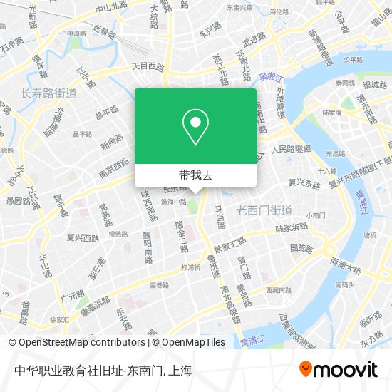 中华职业教育社旧址-东南门地图