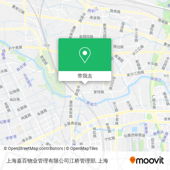 上海嘉百物业管理有限公司江桥管理部地图