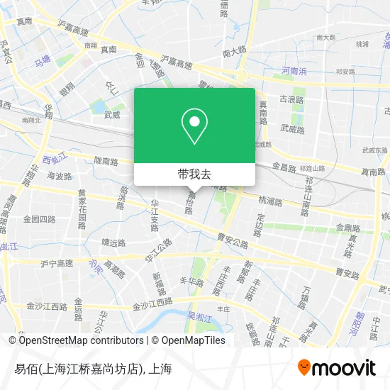 易佰(上海江桥嘉尚坊店)地图