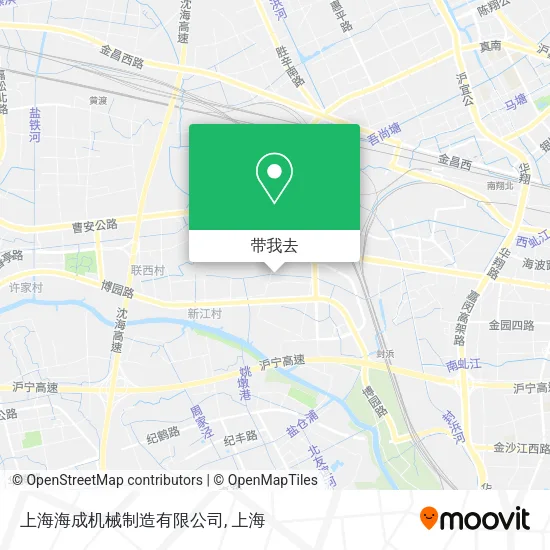 上海海成机械制造有限公司地图