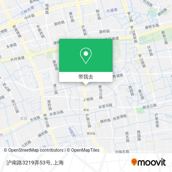 沪南路3219弄53号地图
