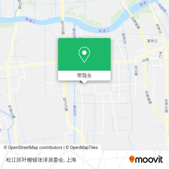 松江区叶榭镇张泽居委会地图