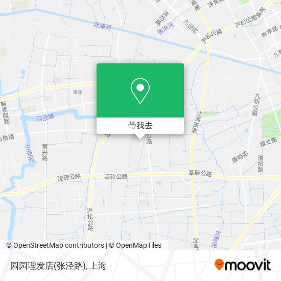 园园理发店(张泾路)地图
