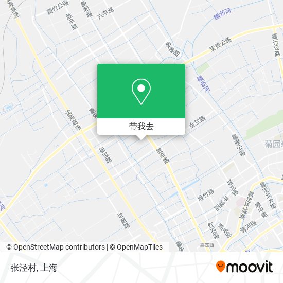 张泾村地图