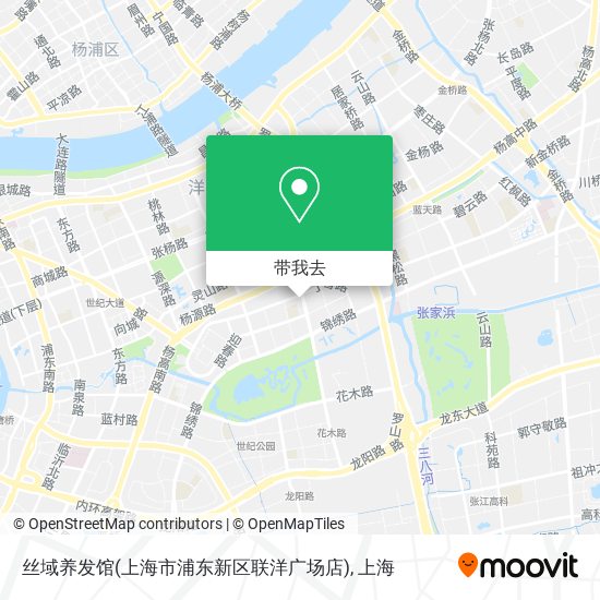 丝域养发馆(上海市浦东新区联洋广场店)地图