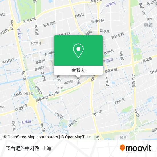 哥白尼路中科路地图