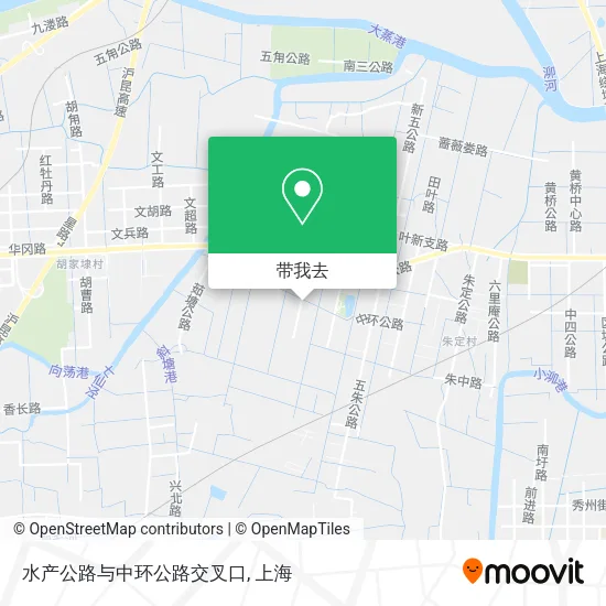 水产公路与中环公路交叉口地图