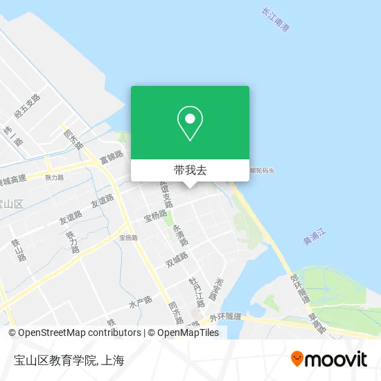 宝山区教育学院地图