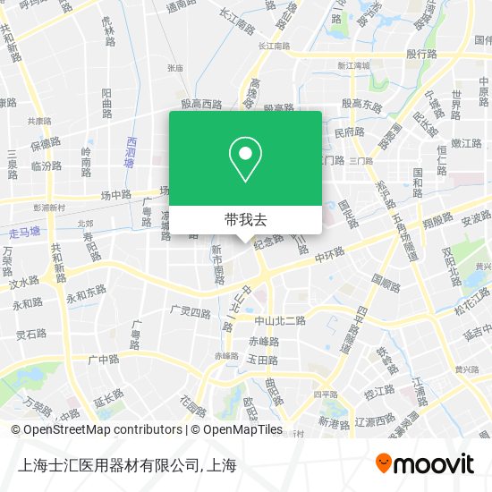 上海士汇医用器材有限公司地图