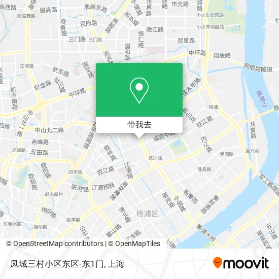 凤城三村小区东区-东1门地图