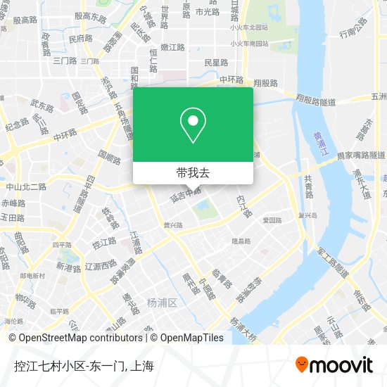 控江七村小区-东一门地图