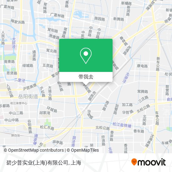 碧少普实业(上海)有限公司地图