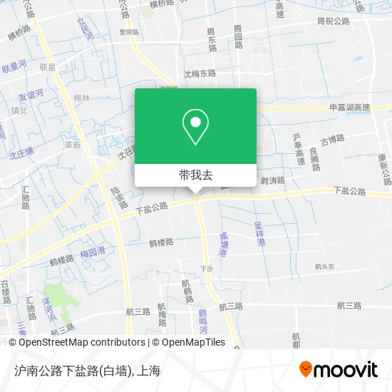 沪南公路下盐路(白墙)地图