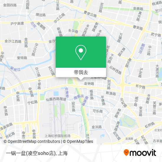 一锅一盆(凌空soho店)地图