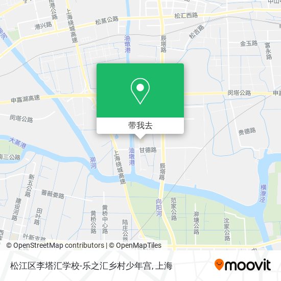 松江区李塔汇学校-乐之汇乡村少年宫地图