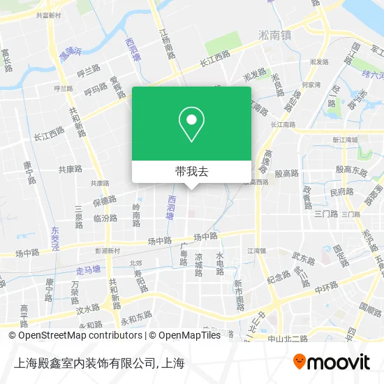 上海殿鑫室内装饰有限公司地图