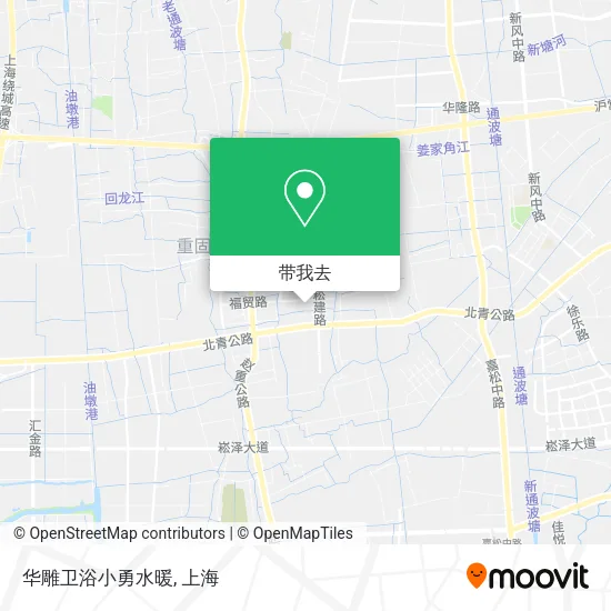 华雕卫浴小勇水暖地图