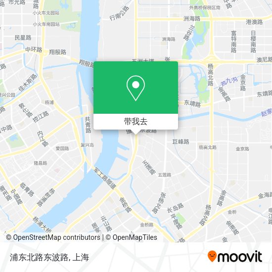 浦东北路东波路地图