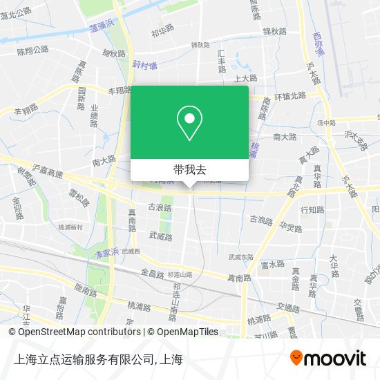 上海立点运输服务有限公司地图