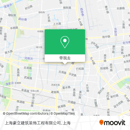 上海豪立建筑装饰工程有限公司地图