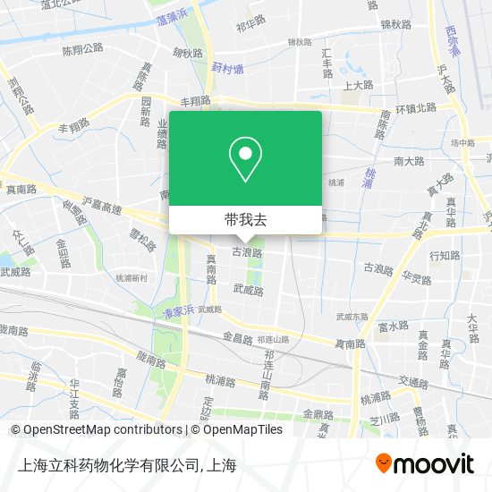 上海立科药物化学有限公司地图