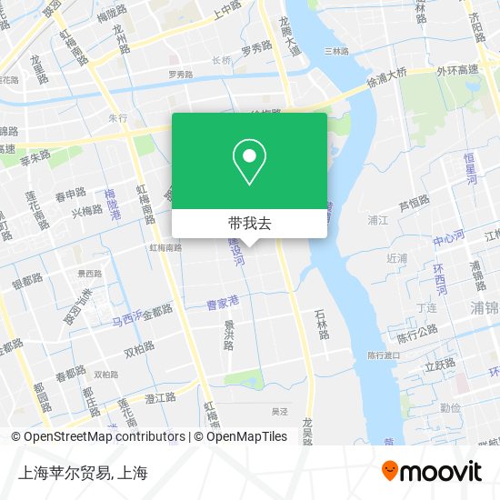 上海苹尔贸易地图