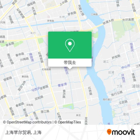 上海苹尔贸易地图